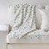 Blanket, size 75 × 100 cm, print circles, mint