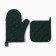 Kitchen "basil" mittens-output 20x27cm, severity 17x17cm 100% p/e