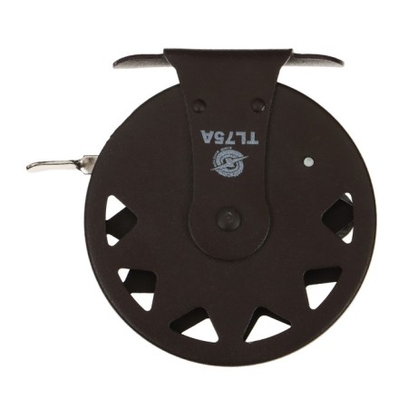 Inertial coil, metal, 2 bearings, diameter 7.5 cm, dark brown color, TL75A-4