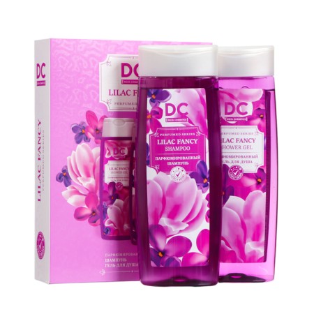 Gift set of Lilac Fancy, shower gel, 250 ml + shampoo, 250 ml