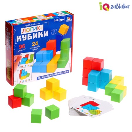 Developing set "Logik-Cube", 24 elements, 96 tasks, 3+