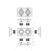 Lamp card-built era SKD-1, 225x130x100 mm, IP40, 18W, 2160LM, 4000K