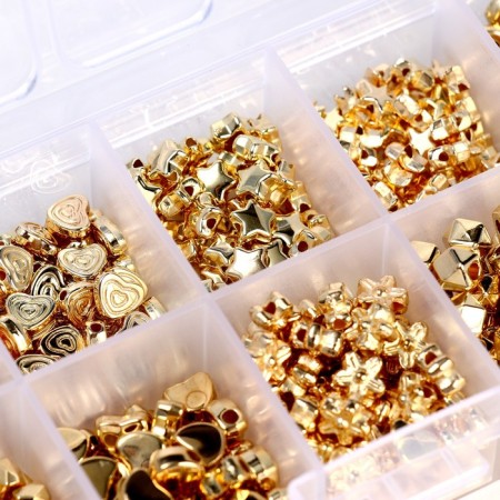 Set for creating jewelry "luxurious beads", set of 500 pcs., 10 types of beads-6