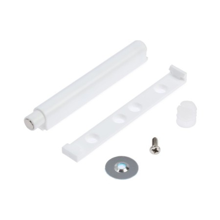 Pushtk02 Push-to-Open hidden installation, white, magnetic, 84 mm-4