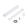 Pushtk02 Push-to-Open hidden installation, white, magnetic, 84 mm