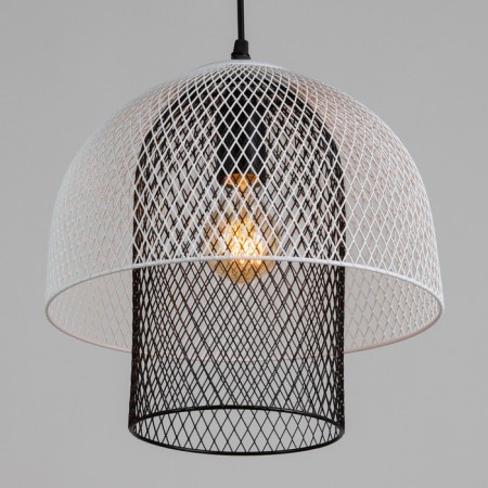 Lamp Bayerlux "TURITA" E27 40W white-black 30x30x40-140cm-2