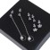 Women's gift set BolingDun 2 in 1: Watch, earrings, D-2.8 cm
