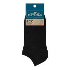 Male shortened socks Omsa Eco, size 42-44, Nero color