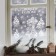 Vinyl stickers on the windows "Grandfather Frost", reusable, 70 x 25 cm, new year