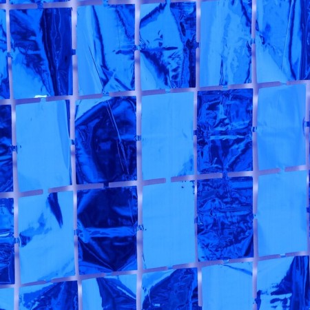 Festive curtain, 100 × 200 cm, blue color-1