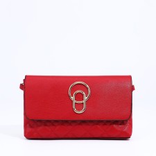 Magneta bag bag, long belt, red color