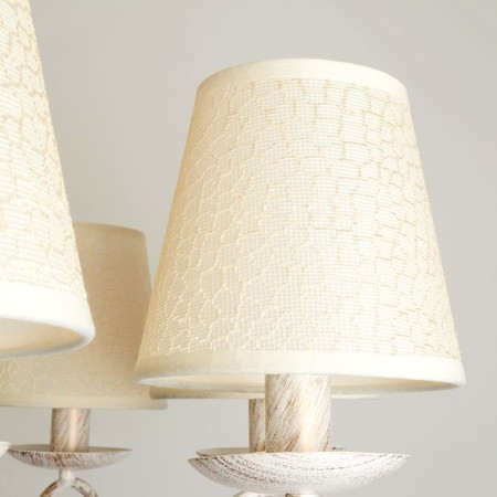 Jema chandelier 8x40W E14 Patinated gold 68x68x65 cm Bayerlux-6