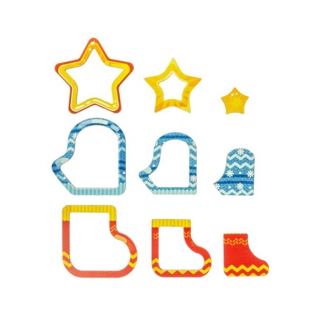 Developing game according to the methodology "Montessori. New Year's figures"-4
