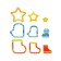 Developing game according to the methodology "Montessori. New Year's figures"