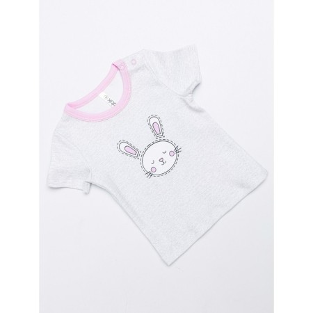 Children's T -shirt, height 80 cm, color gray melange