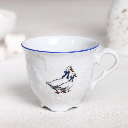Coffee cup "Rococo geese", 100 ml