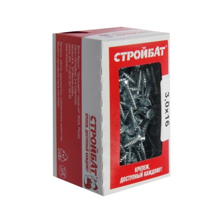 Self -tapping screws are universal galvanized. 3.0x16, 500 pcs-1
