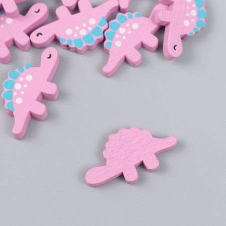 Decor for creativity wood "dinosaurics" set of 10 pcs 3.4x1.8 cm-1