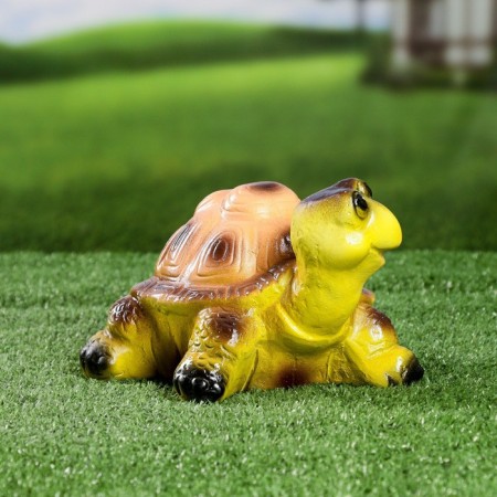 Garden figure "Turtle smiles" 12x19x16cm-1