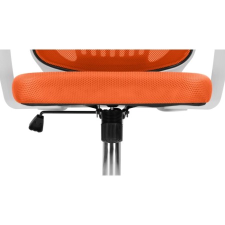 Children's armchair Ergoplus metal/fabric, chrome/orange 61x55x84 cm-8