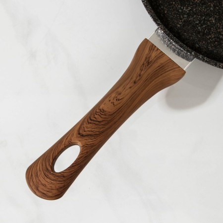 Granit Ultra Original pan, d = 22 cm, plastic handle, anti-stick coating, dark brown color-3