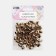 Tip for a cord, d = 4 mm, 13 × 10 mm, 100 pcs, gold color