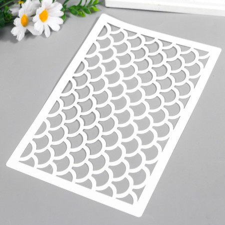 Plastic "pattern" 24x16 cm stencil-1