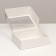 Box with a window, white, 27 x 21 x 9 cm set 5 pcs
