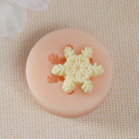 Mold Silicon "Snowflake" No. 2 1.8x1.8x0.3 cm