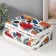 Casket for needlework "Tropical leaves" 24x16x11 cm