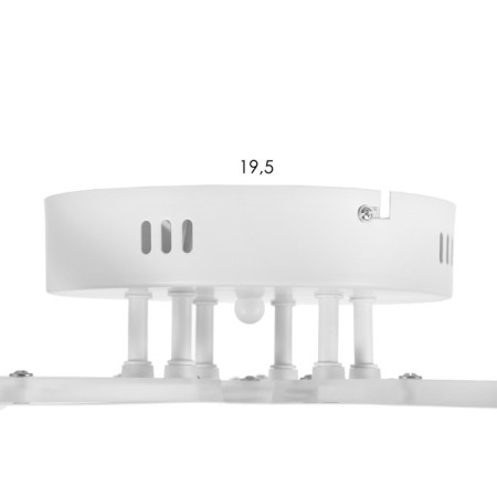 The chandelier is LED DIM. Legante 3-mode 48W 2700-6400k white Ritter-8