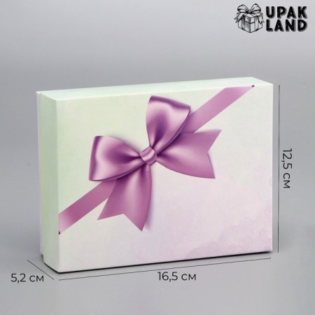 Gift box team "pastel tenderness" 16.5 x 12.5 x 5.2 cm