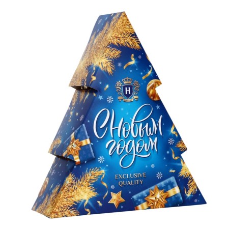 Tea "Christmas tree" black, large -leaf (blue), 45 g