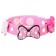 Silicone Bracelet with replaceable jibitsami, 3 Jibits included, Minnie Mouse