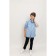Surchachka upper for ISEE boys, height 146-152 cm, blue color