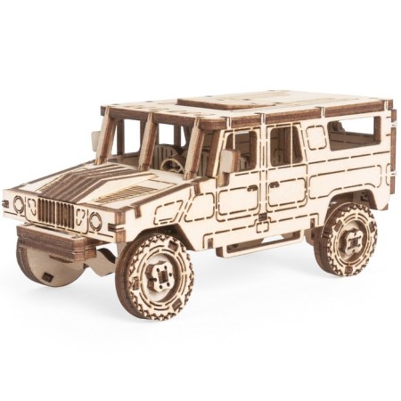 Testament model of wood - SUV Jeep "Typhoon"