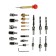 A set of drills with a tundra zenkovka, hexagonal and round shanks, 23 pcs.