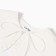 Children's Kaftan collar with ruffles, white