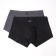 Set of men's panties boxers (2 pcs), black color/graphite, size 52 (xl)