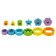 Children's developing pyramid "Figures" 14 × 6.2 × 6.2 cm, according to the Montessori method