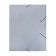 A4, 500MKM, calligrata elastic band folder on the elastic band, a root of 25 mm, up to 230 sheets, embossing "sand", gray