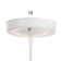Bayerlux lamp "Angelo" 1x40W E27 white 18x18x70cm