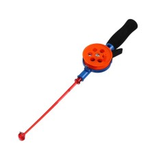 Winter fishing rod, neoprene pen, length 33 cm, orange color, HFB-34