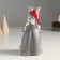 Suvenir Polystone "Santa Claus in a hat with horns and assistant deer" 8.5x8x17 cm