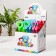 Soap bubbles "molds" color mix