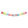 Girland "Happy Birthday!" multi -colored flags, 14 parts, 350 cm