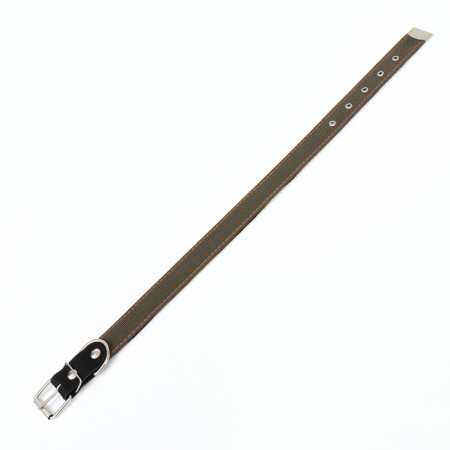Sprinkle collar with lining, 72 x 3.5 cm, Osh 45-60 cm, khaki-5