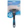 Delight-combed combing, floating small, short teeth 22 mm, black and blue