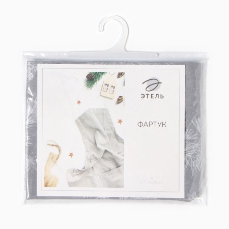 Apron Ethel "Silver branches", 60x70 cm, sarzha 190 g/m2-9