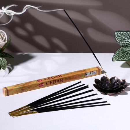 Incense hem "Cedar. Cedar", 8 wands in packaging, four -sided